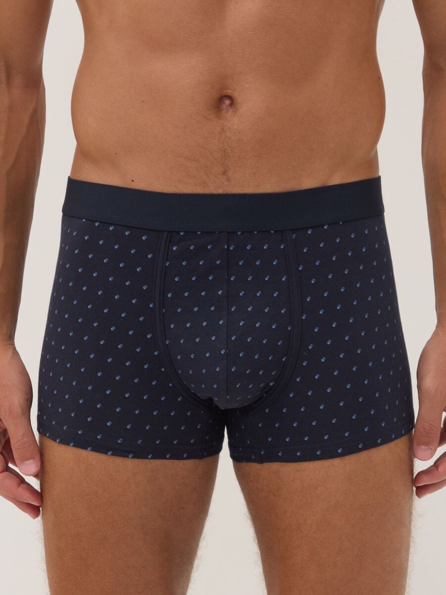 Multicolour 3-pack of stretch organic cotton boxers_1