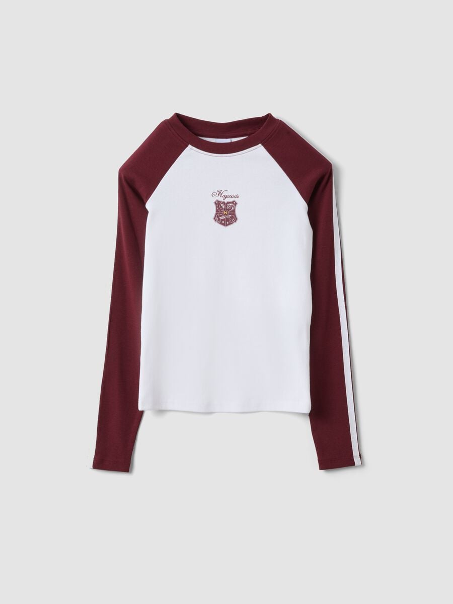 &Lambda;&epsilon;&upsilon;&kappa;ό &pi;&alpha;&iota;&delta;&iota;&kappa;ό T-shirt &alpha;&pi;ό &epsilon;&lambda;&alpha;&sigma;&tau;&iota;&kappa;ό &beta;&alpha;&mu;&beta;ά&kappa;&iota; &mu;&epsilon; έ&mu;&beta;&lambda;&eta;&mu;&alpha; Hogwarts_3