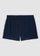 Blue swim shorts with elasticated waistband_4