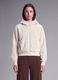 Beige crew-neck teddy-effect sweatshirt_2