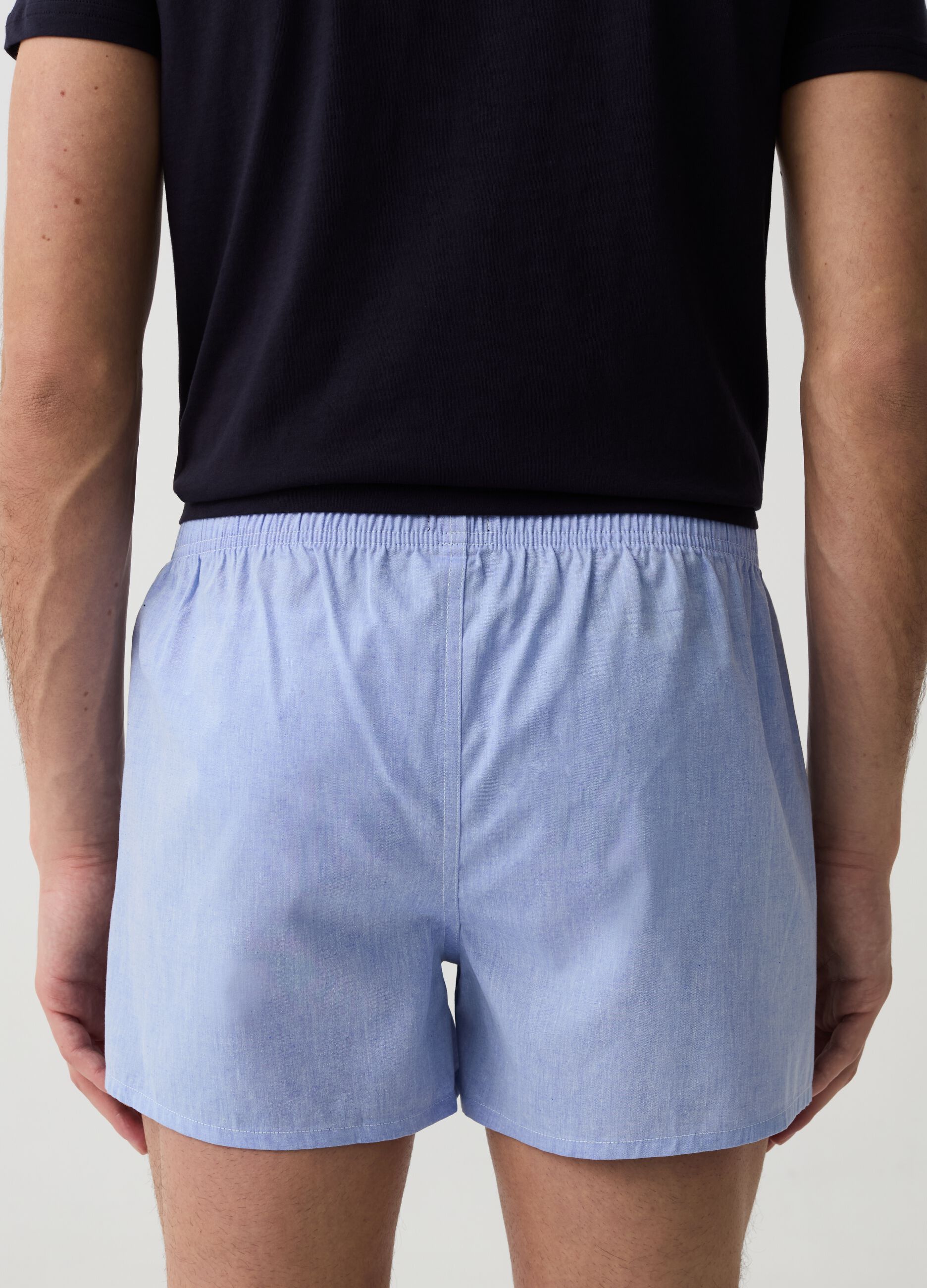 Two-pack boxer shorts in cotton with pattern