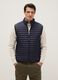Ultra-lightweight blue regular fit vest without hood_0
