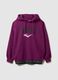 Purple regular fit cotton blend sweatshirt_4