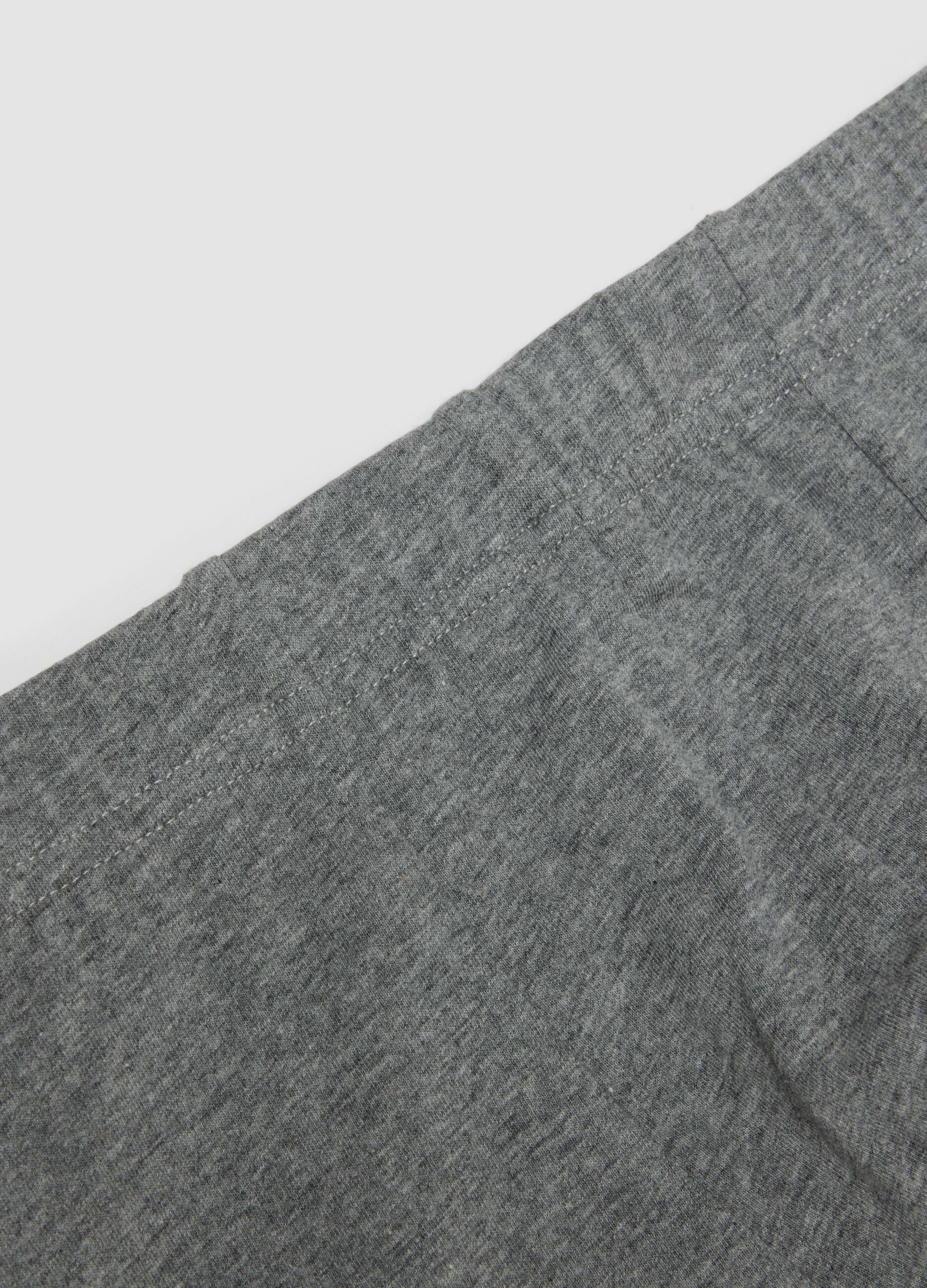 Grey organic cotton boxer shorts