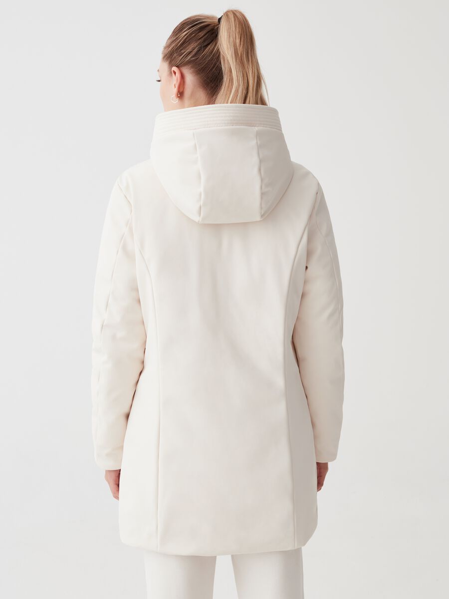 LESS IS BETTER padded parka with hood_2