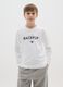 Boys' Long Sleeve White Cotton Top Regular Fit_0