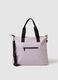Purple shopper bag with multiple compartments and adjustable shoulder strap_1