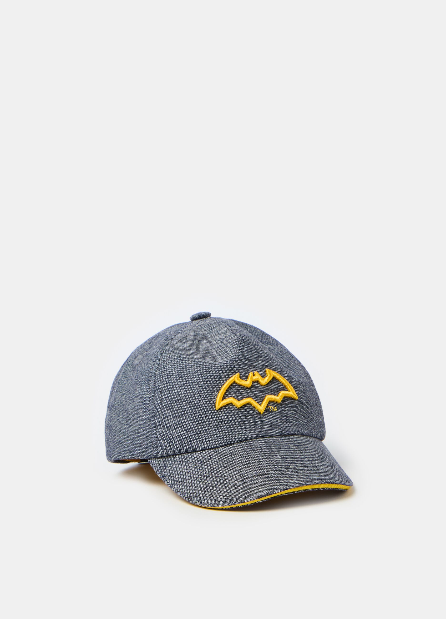 Baseball cap with Batman embroidery