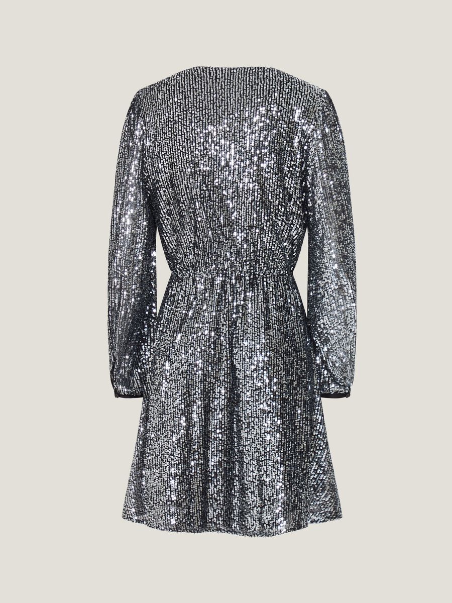 Short dress with all-over sequins_1