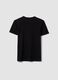 Boys' black pure cotton t-shirt regular fit with Swag print_4