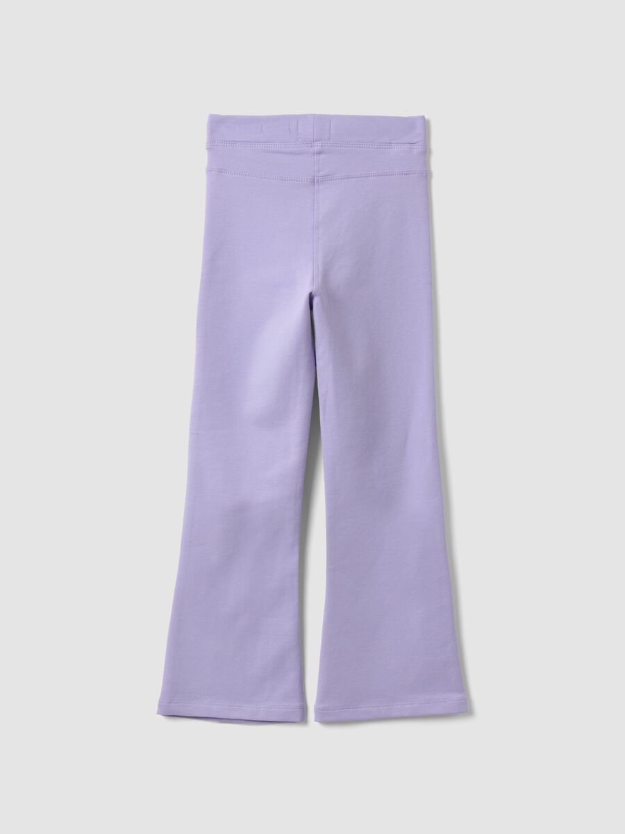Violette Schlaghose aus Bio-Baumwolle_1