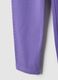 Leggings Slim Fit de Algod&atilde;o El&aacute;stico Roxo para Meninas_3