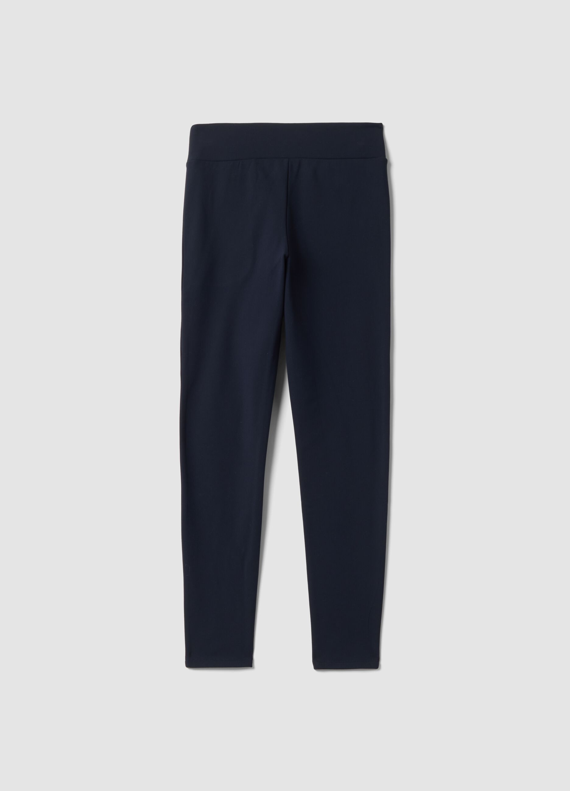 Blue stretch-fabric leggings ALTAVIA STUDIO
