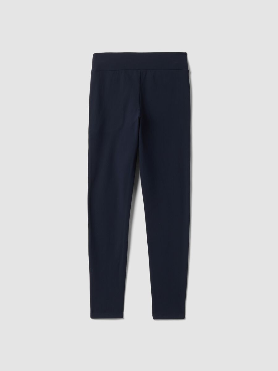 Blue stretch-fabric leggings ALTAVIA STUDIO_7