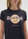 Black T-shirt in pure cotton with Hard Rock Cafe print_3