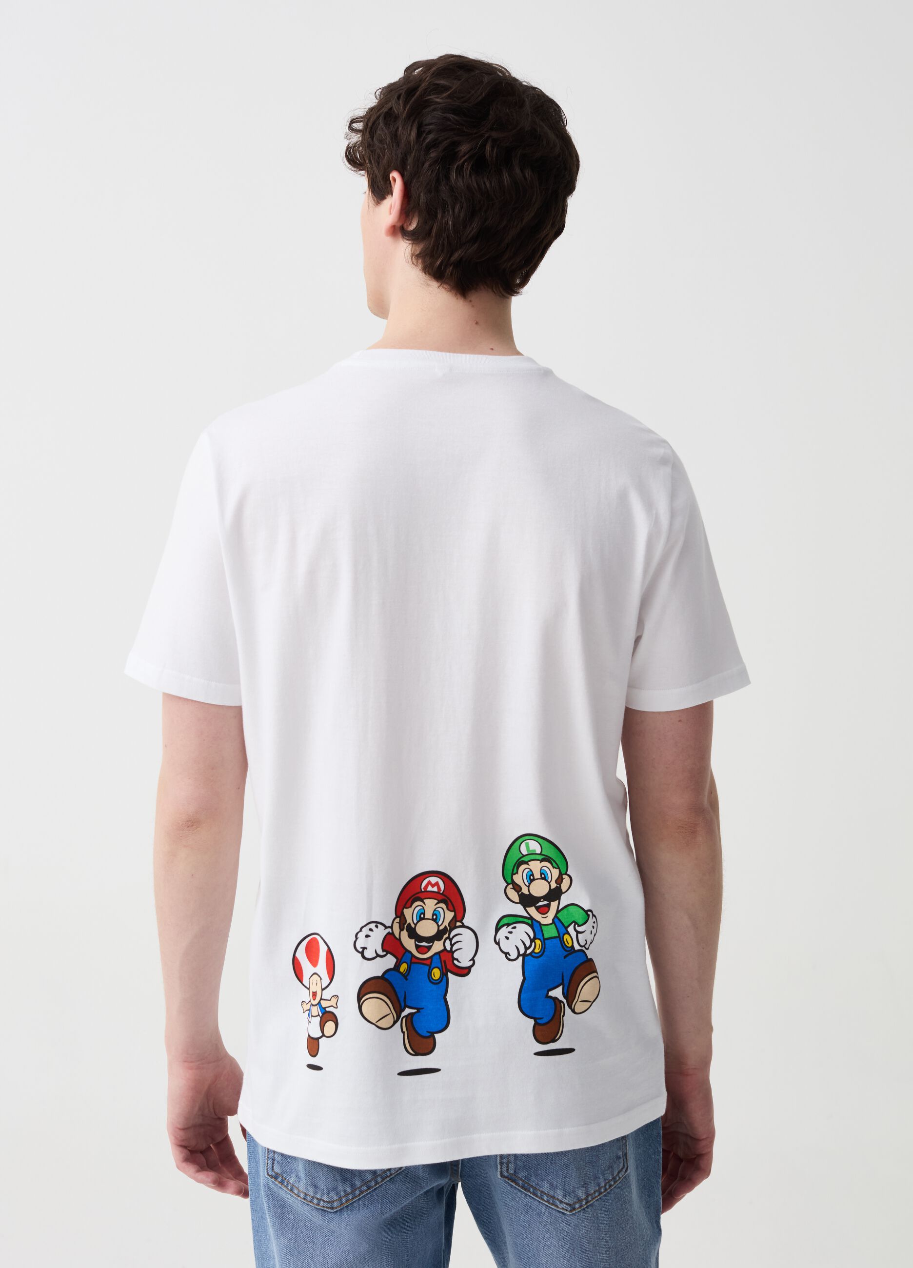 Camiseta de algodón con estampado Super Mario™