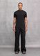 100% Linen Wide-Leg Trousers Black_1