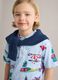 Multicolour pure cotton children's polo, regular fit with prints_0