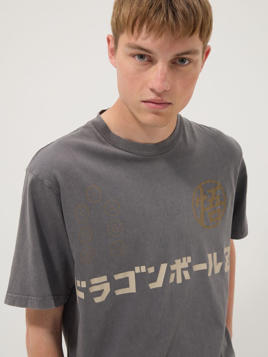 Grey short-sleeve pure cotton T-shirt_2