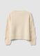 Beiger Strickpullover mit Fransen und Rundhalsausschnitt f&uuml;r M&auml;dchen_1