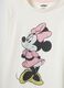 Wei&szlig;es M&auml;dchen T-Shirt aus elastischer Baumwolle mit Minnie, normaler Passform_2