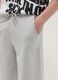 Boys&rsquo; grey cotton-blend comfort-fit shorts_2