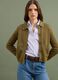 Cardigan verde in puro cotone con bottoni regular fit_2