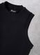 Schwarzes Tanktop mit Mock Neck_6