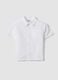 White linen-cotton blend boys' shirt regular fit_0