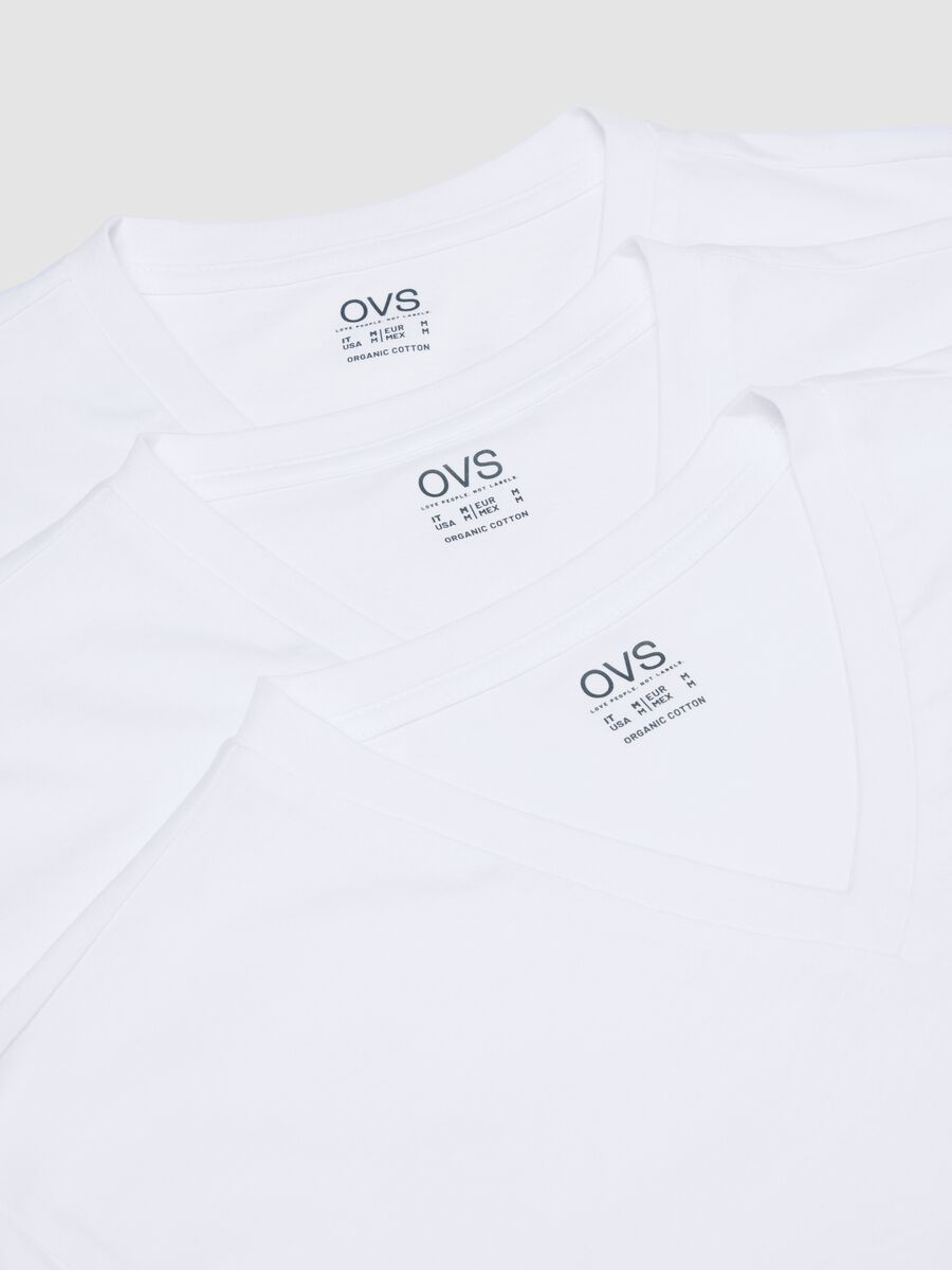 3-pack of white organic cotton V-neck T-shirts_5