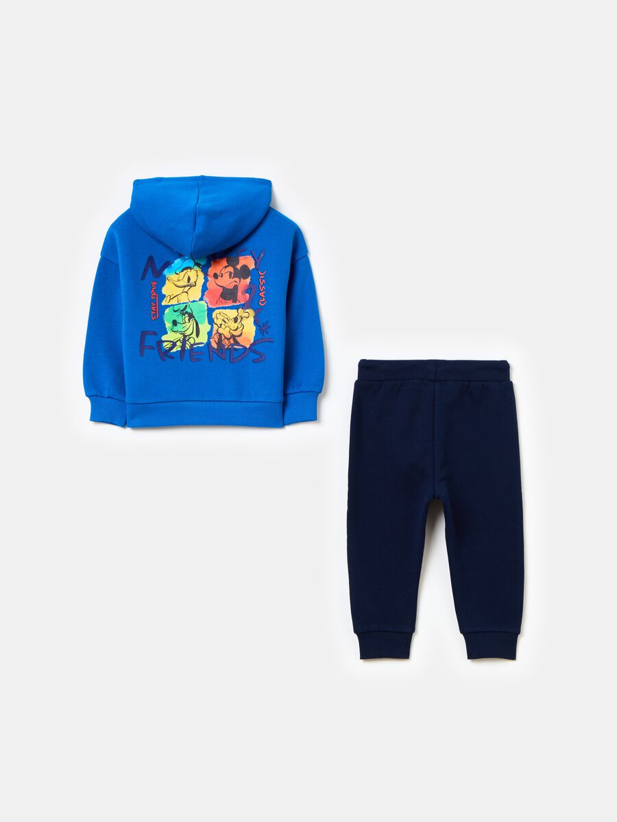 Fleece jogging set with Mickey Mouse print_1