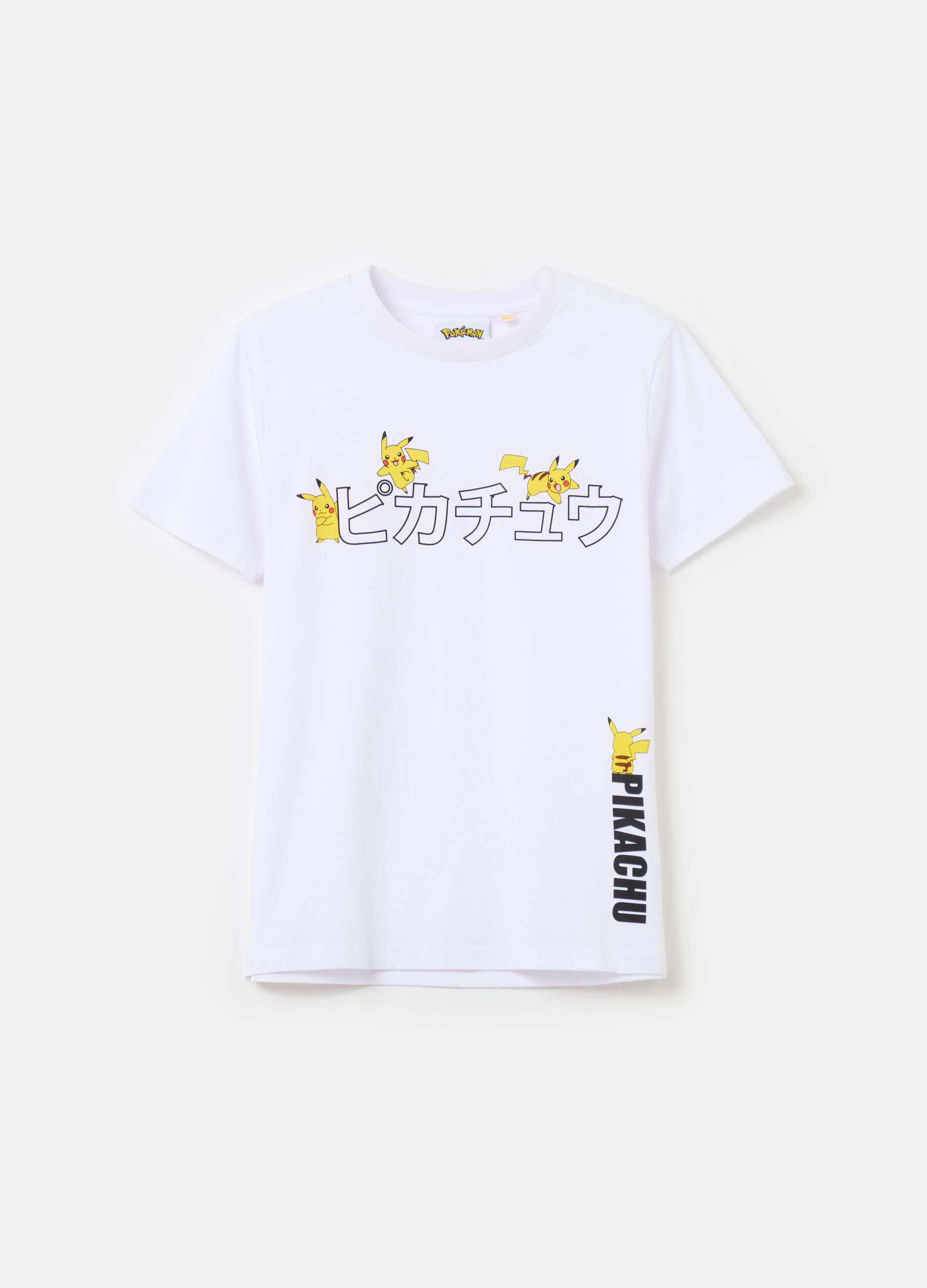 T-shirt stampa Pokemon Pikachu