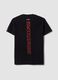 T-shirt preta em algod&atilde;o puro com estampado Ducati, regular fit_6