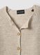 Cardigan beige in puro cotone_5