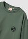 T-shirt verde em algod&atilde;o puro com estampado Naruto_6