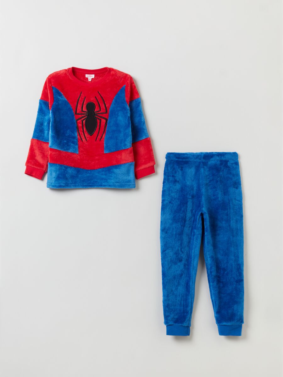Velour gloves with Spider-Man embroidery_0