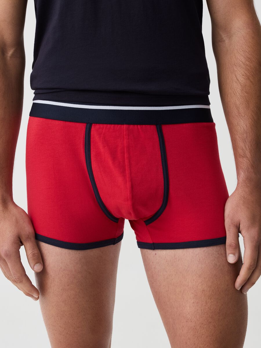 Three-pack boxer shorts with contrasting piping_1