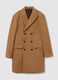 Elegant brown regular fit coat with buttons_4