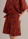 Rote Shorts aus reiner Baumwolle mit Print_3