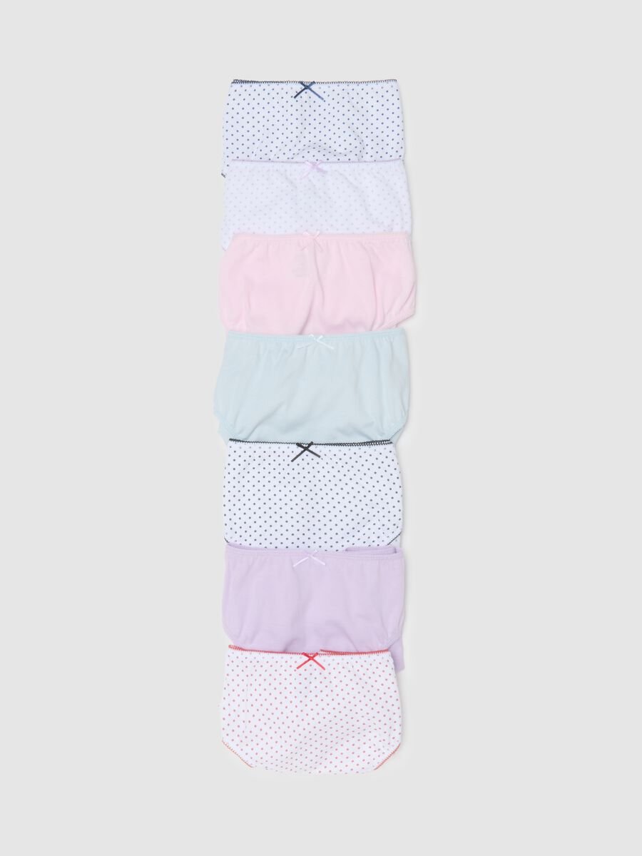Girls' multicolour pure cotton knicker multipack_3
