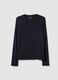 Blue long-sleeve crew-neck regular fit sweater_4