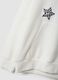 Sweatshirt branca oversized com capuz em puro algod&atilde;o com estampado do Stitch para rapariga_2