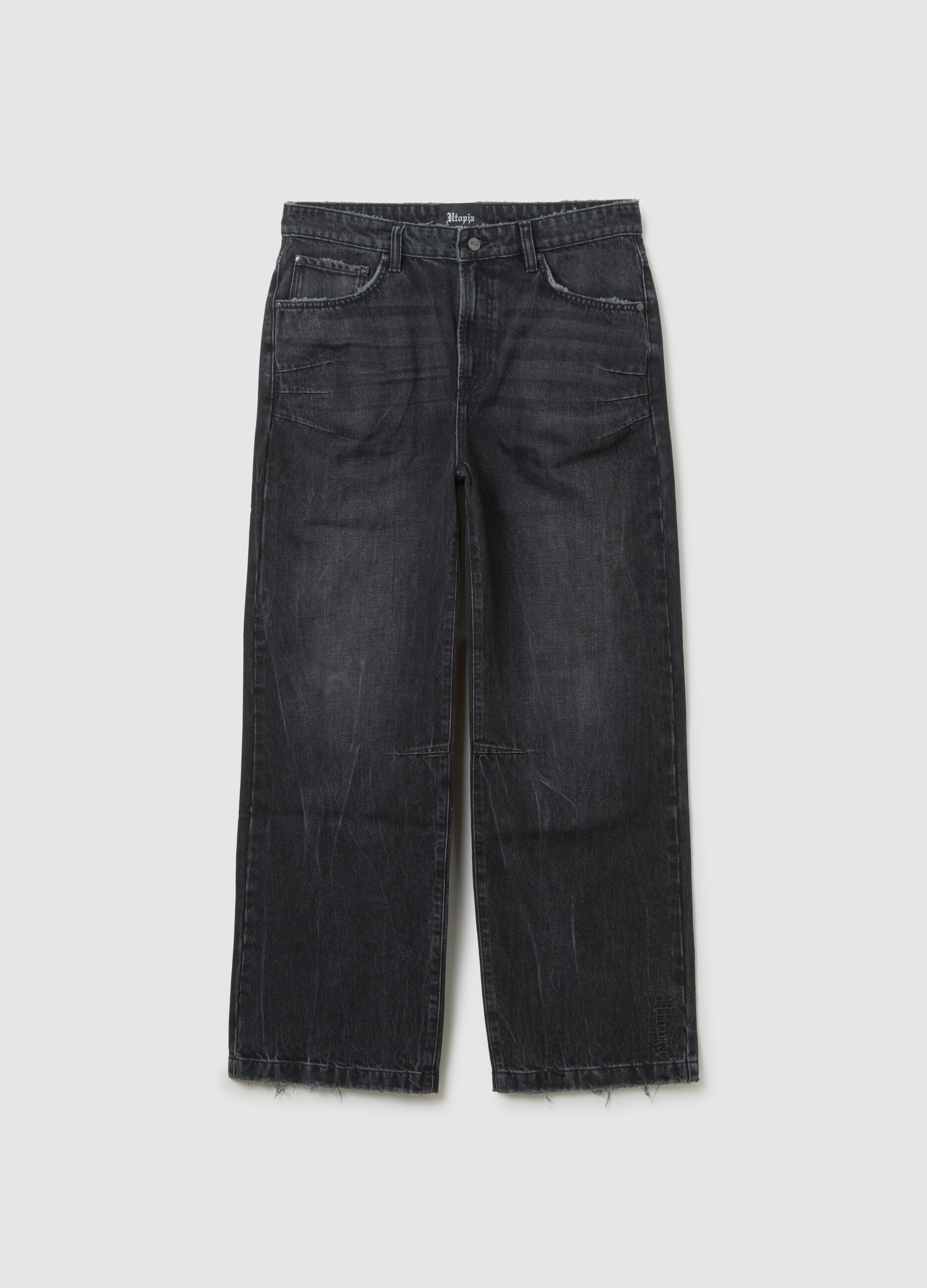 Bootcut Denim Washed Black