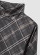 Grey lyocell-blend jumper with check roll neck, regular fit_1