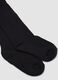 Collant nero in tessuto elasticizzato_1