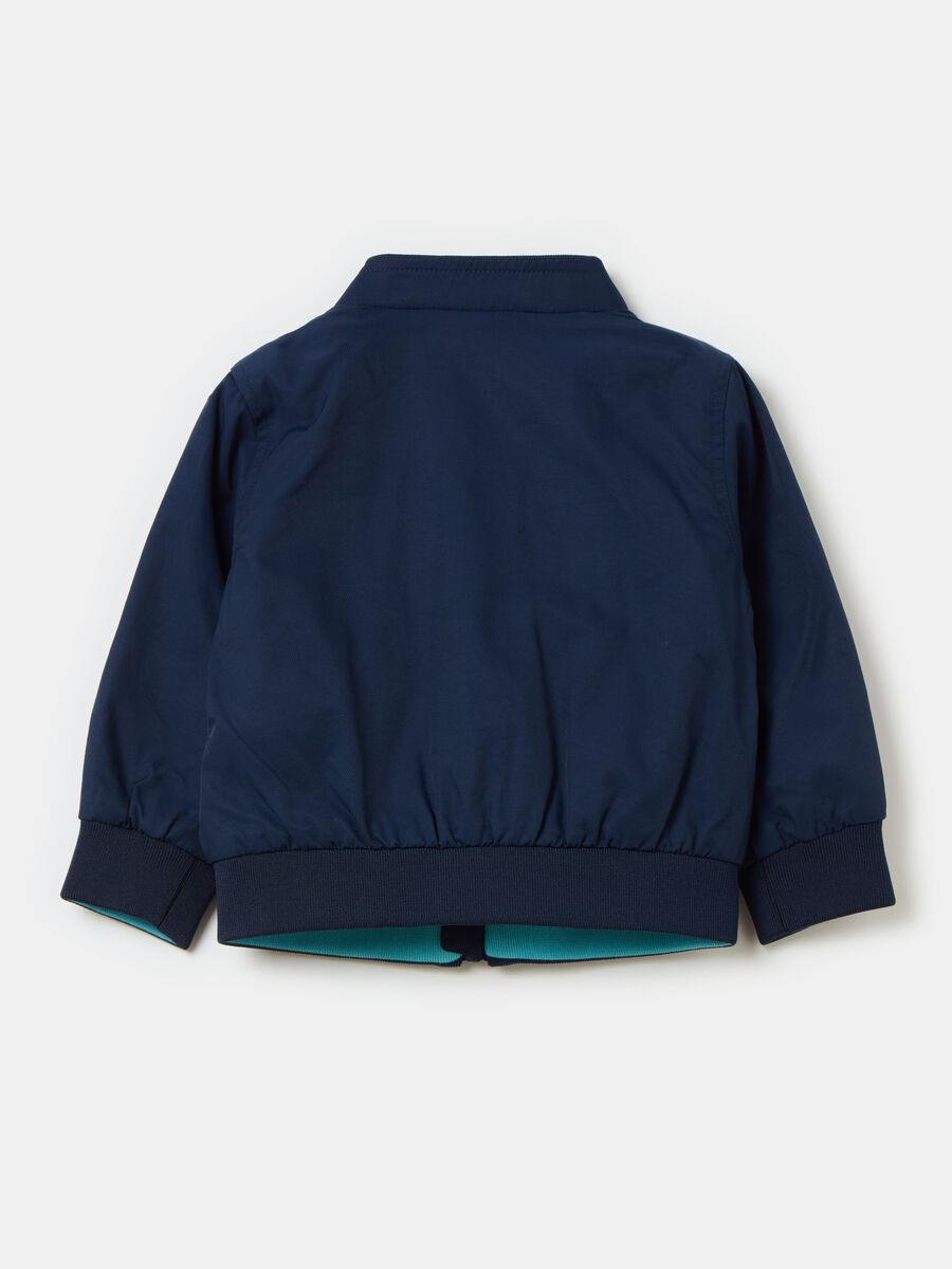 Bomber jacket with sail boat embroidery_1