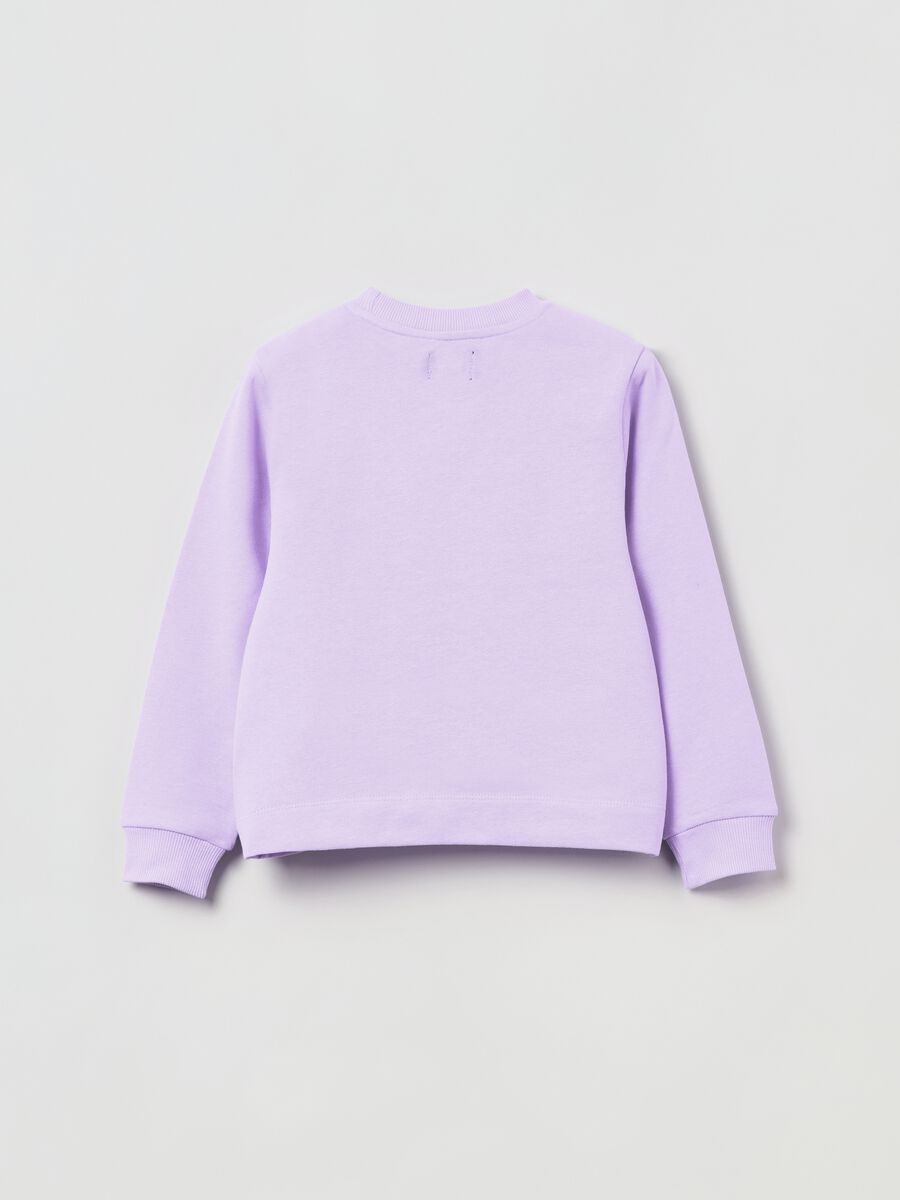 Sweatshirt in French terry with round neck_1