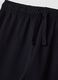 Jogger neri in puro cotone organico relaxed fit_1