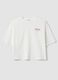 White pure cotton short-sleeve T-shirt_0