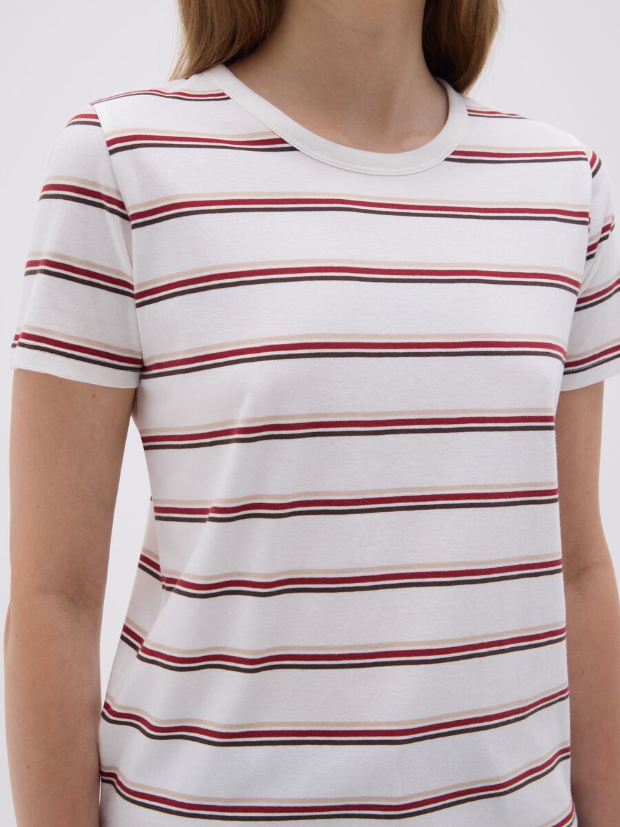 Women's Multicolour Pure Cotton T-Shirt_3